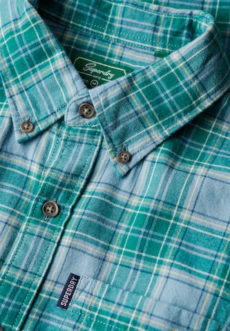 Superdry & Co Regular fit Button Up Shirt in Green