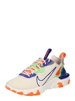 Nike Sportswear Tenisky 'React Vision' - v krémové barvě s modrými, mátovými a oranžovými detaily