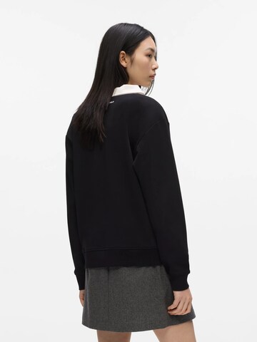 Felpa 'Ikon' di Karl Lagerfeld in nero