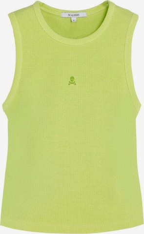 Scalpers Tank Skull Tee ' ' in Grün: Vorderseite