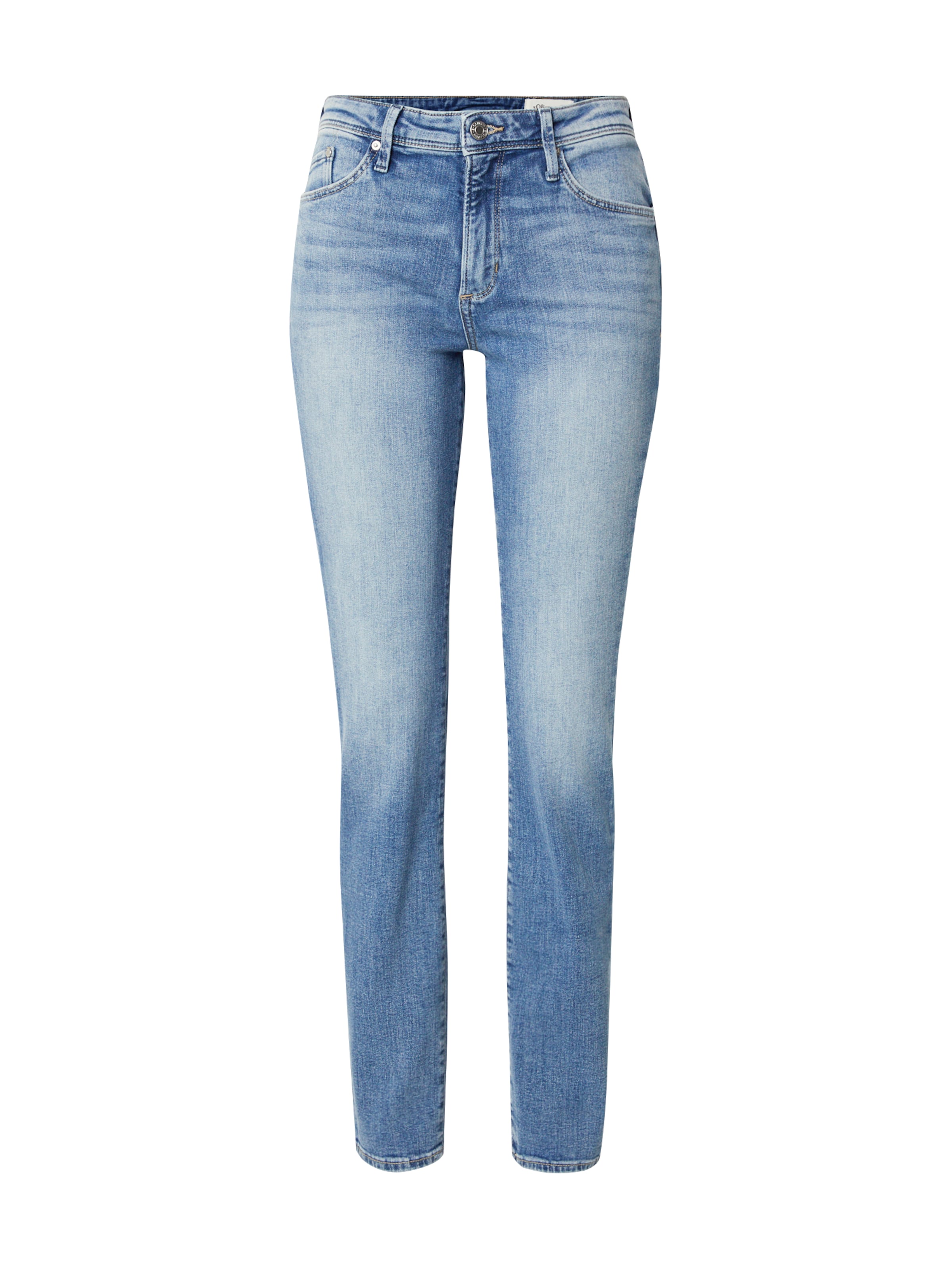 s.Oliver Slimfit Jeans 'Betsy' in Blauw: voorkant