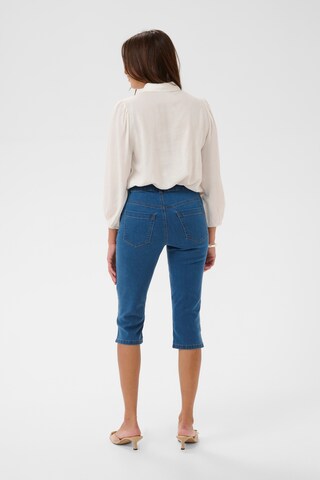 Coupe slim Jean 'KAVilma' Kaffe en bleu