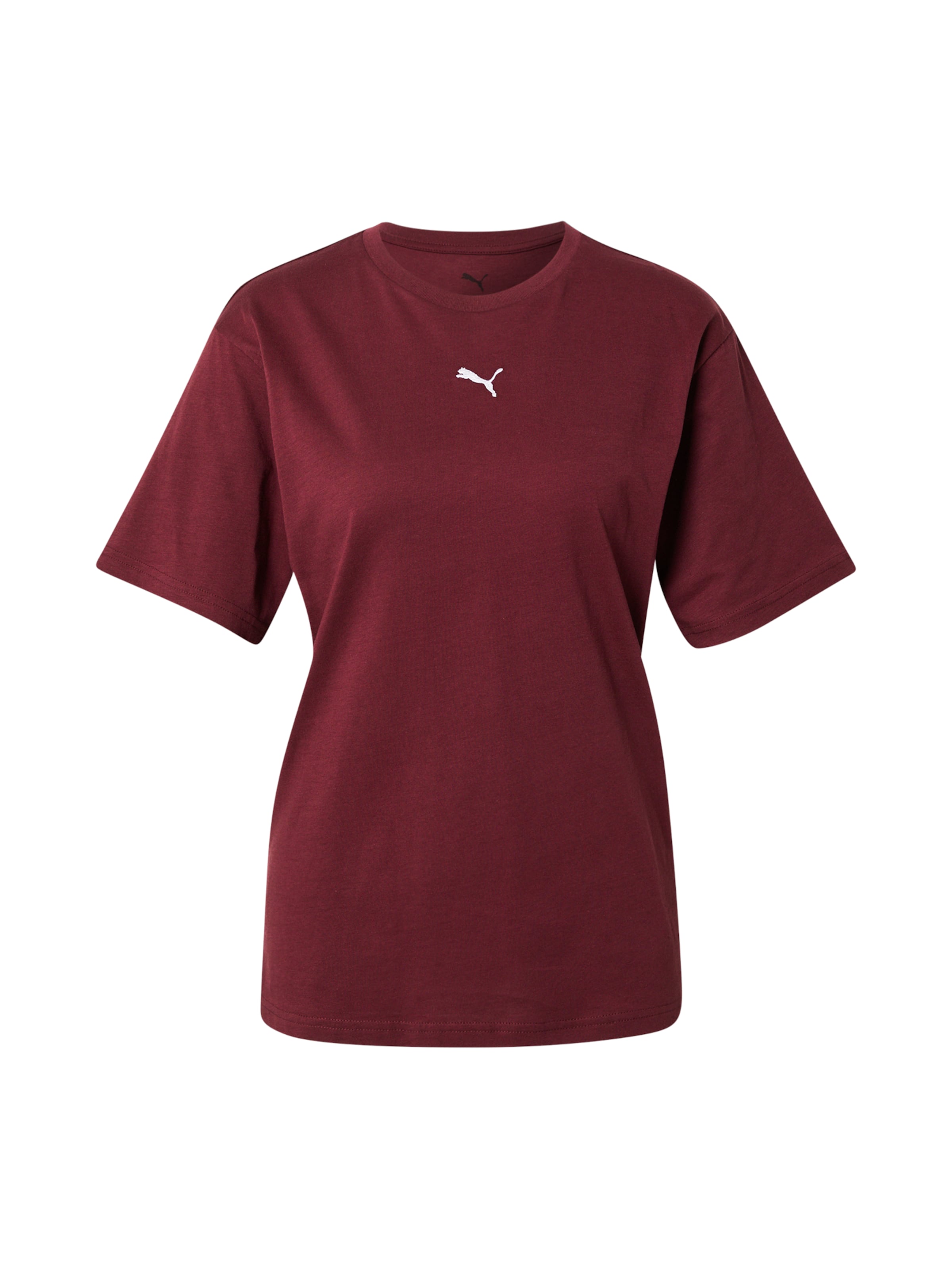 sarkans PUMA T-Krekls 'Ess': no priekšpuses
