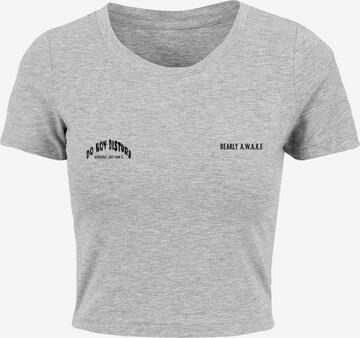 T-shirt 'Barely Awake' Merchcode en gris : devant