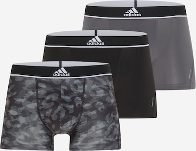 ADIDAS SPORTSWEAR Urheilualushousut koossa M värissä harmaa / musta / valkoinen, Tuotenäkymä