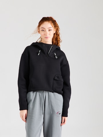 juoda Nike Sportswear Megztinis be užsegimo: priekis