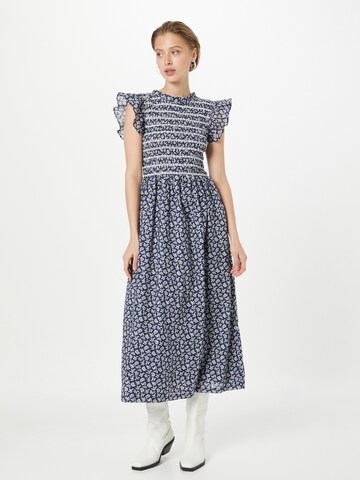 Robe Warehouse en bleu : devant