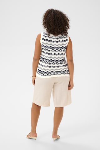 KAFFE CURVE - Top en blanco