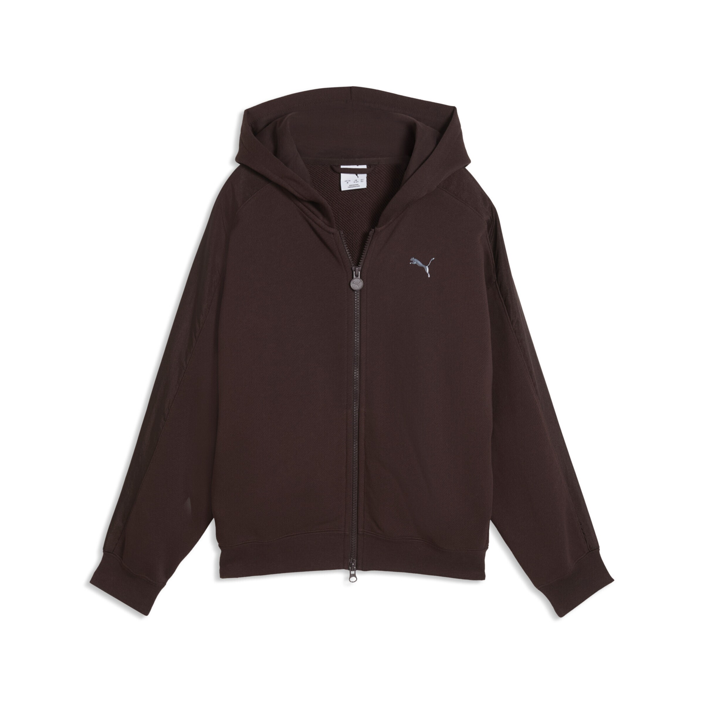 PUMA Sweat jacket 'T7' in Brown: front