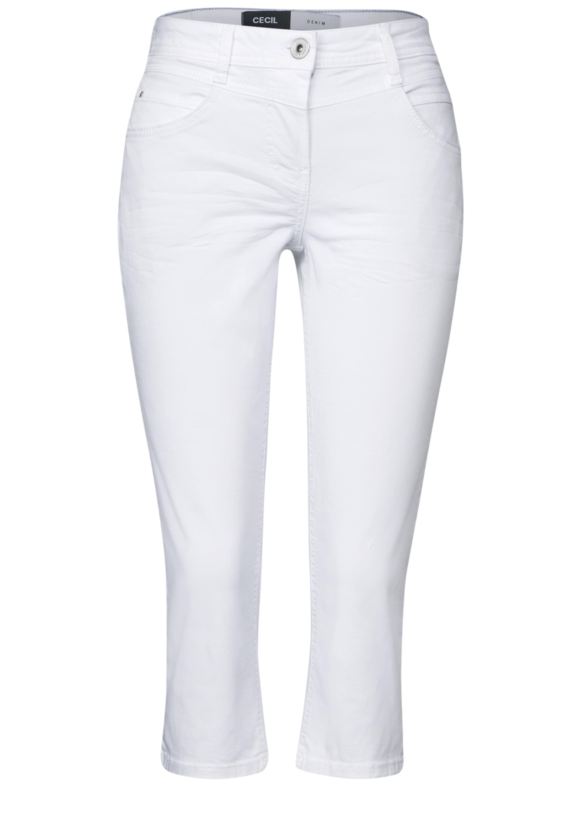 CECIL Slim fit Jeans in White: front