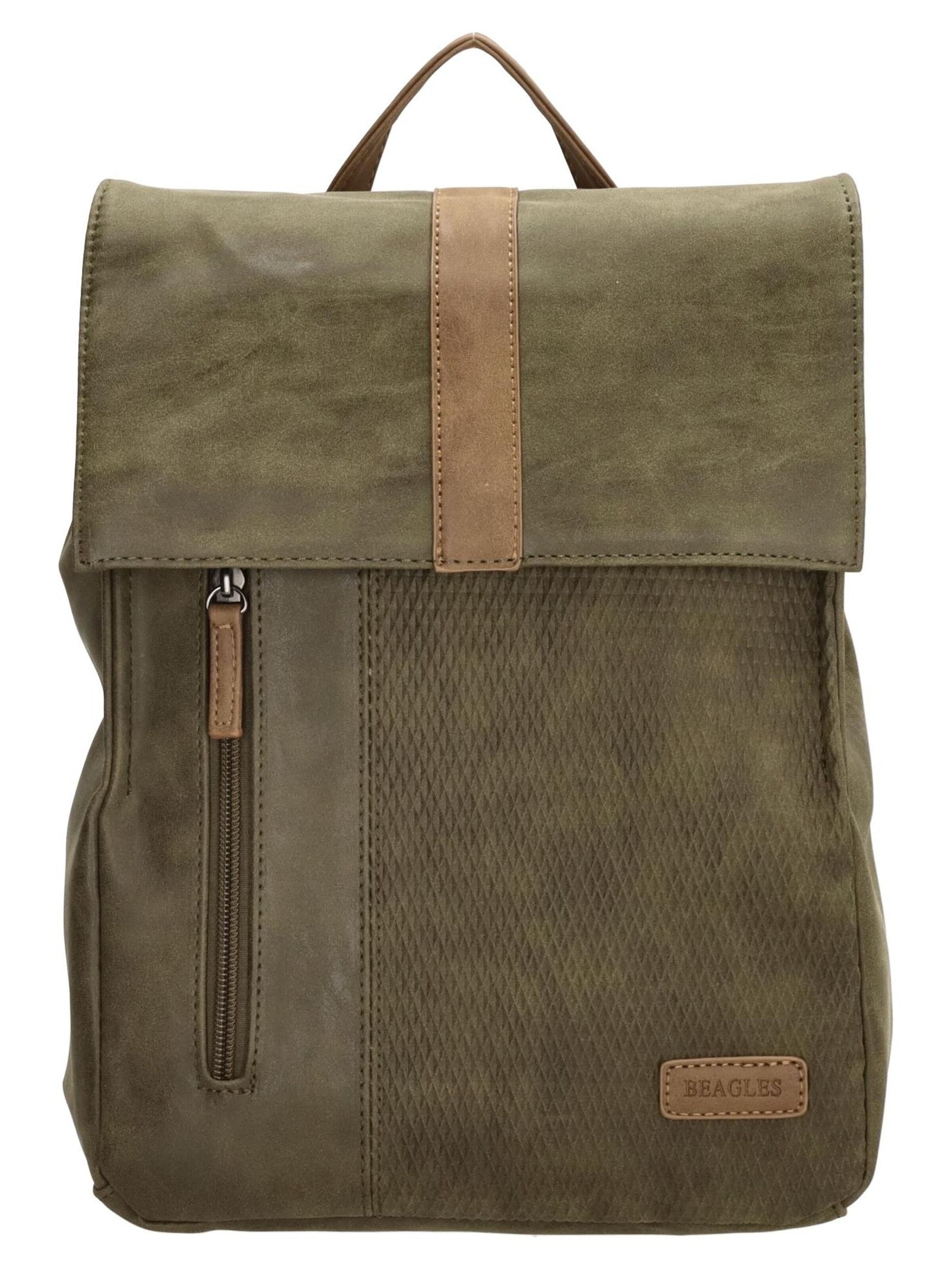 Beagles - Mochila en verde: frente