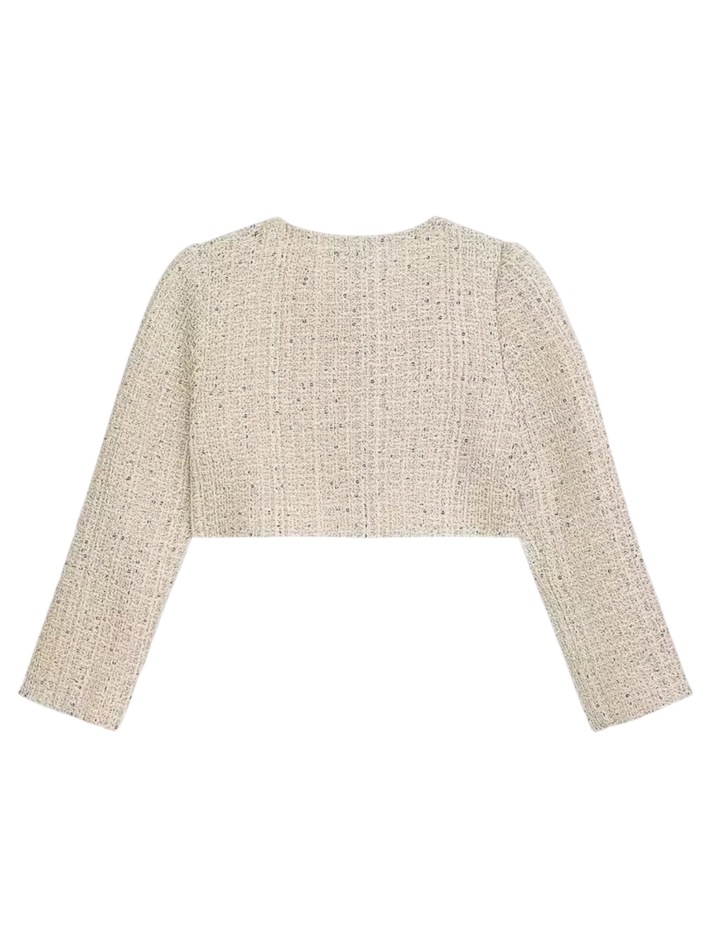 Danamade Knit Cardigan 'DISABELLE' in Gold