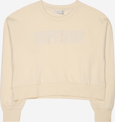 NAME IT Sweatshirt 'ONORTHERN' in Cream / White, Item view