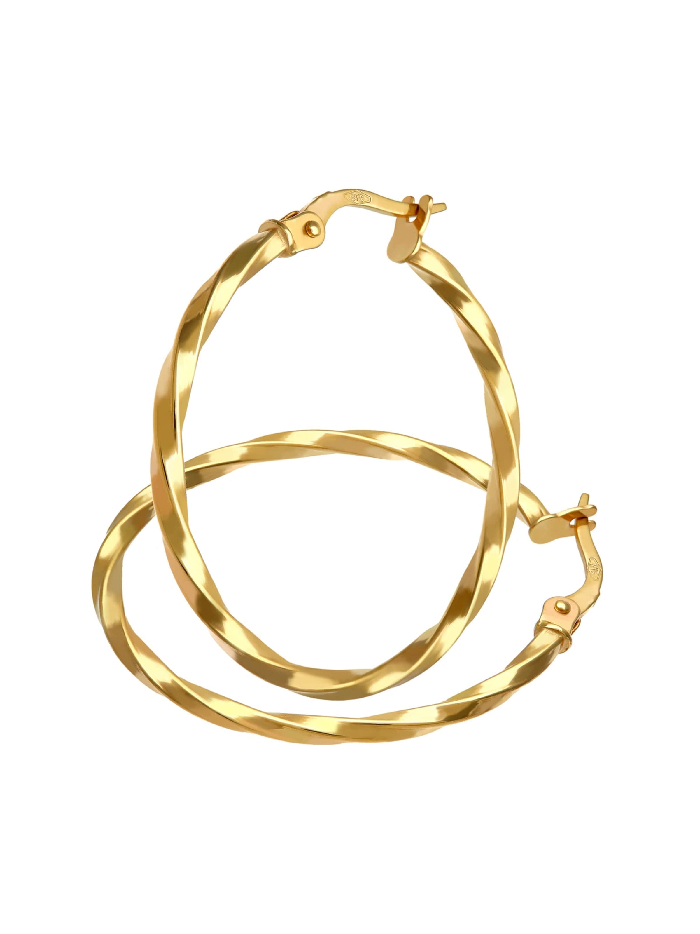 Vanlere Earrings in Gold: front