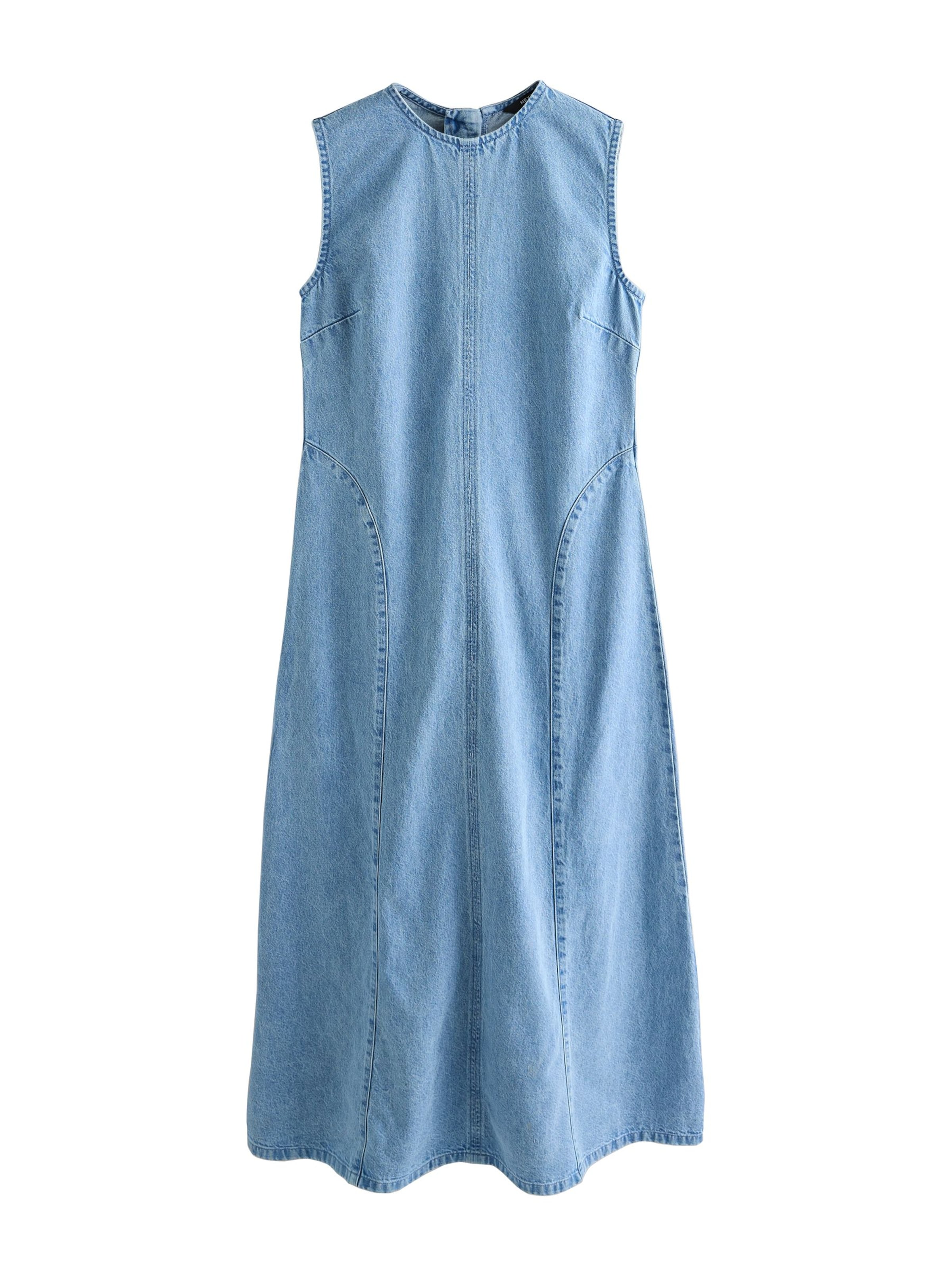 Next Jurk in Blauw: voorkant