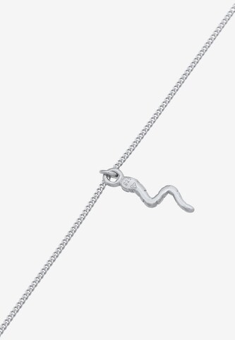 ELLI Halskette Choker, Schlange in Silber