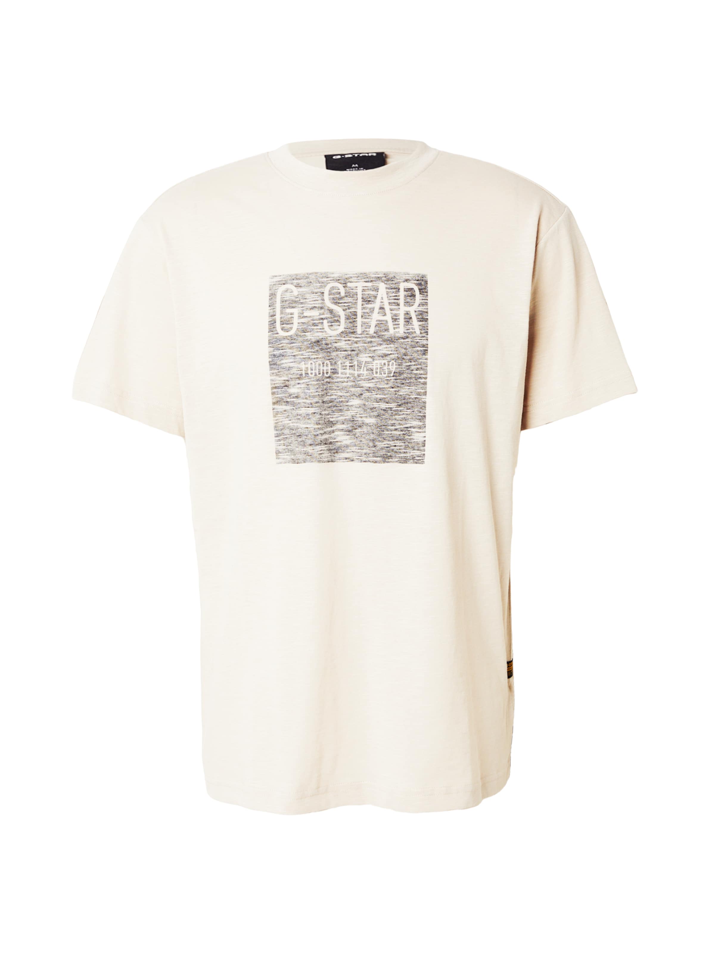 G-STAR Bluser & t-shirts 'Inside Out' i XS i creme / sort-meleret, Produktvisning