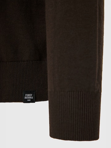 Pull-over Funky Buddha en marron