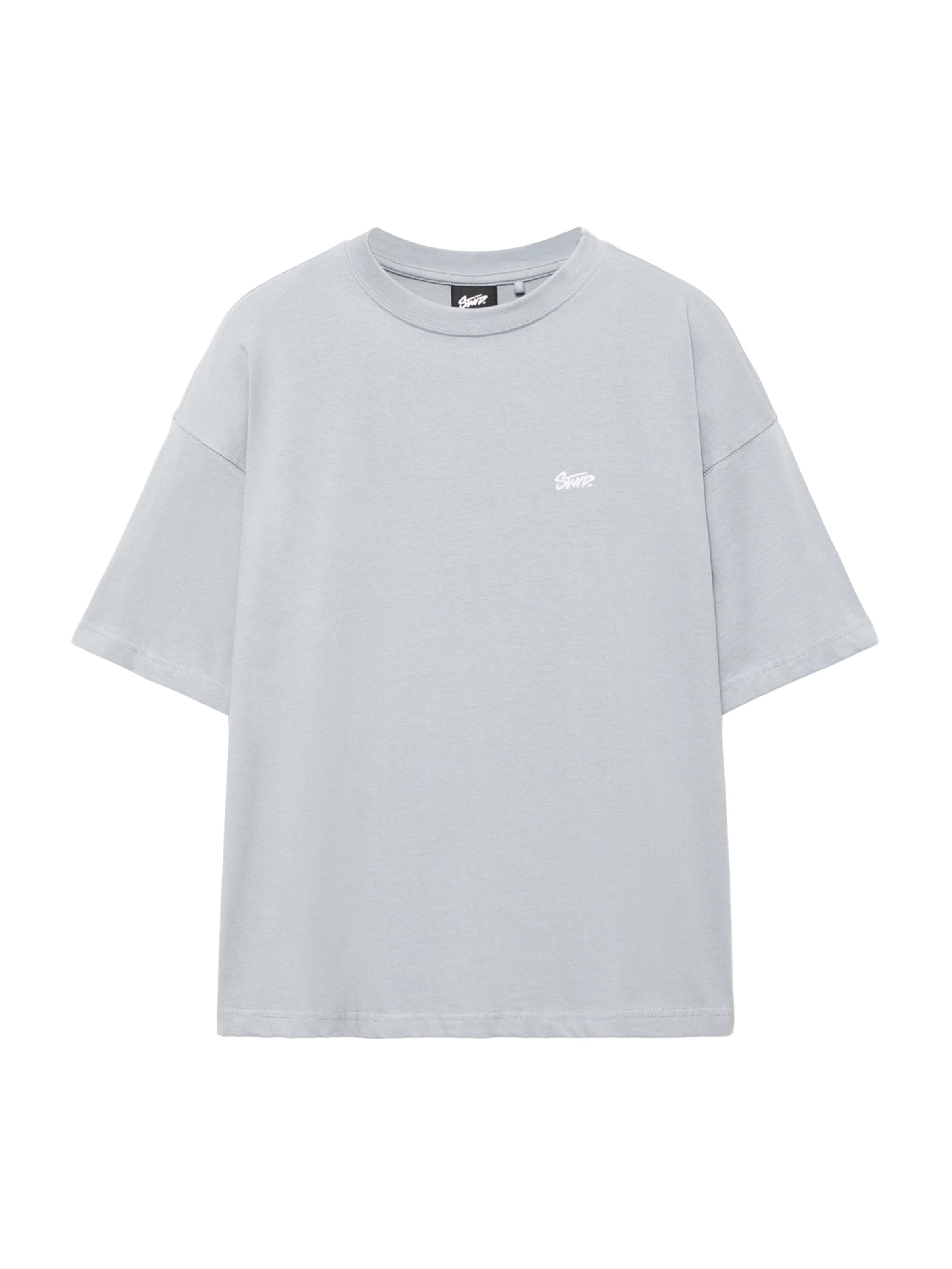 Maglietta 'STWD' di Pull&Bear in blu: frontale