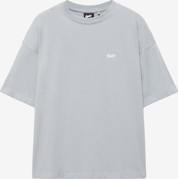 Maglietta 'STWD' di Pull&Bear in blu: frontale