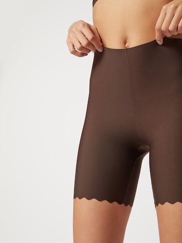 Skinny Pantaloni modellanti 'Micro Lovers' di Skiny in marrone