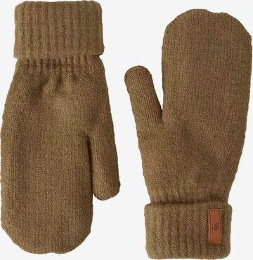 BabyMocs Gloves in Brown: front