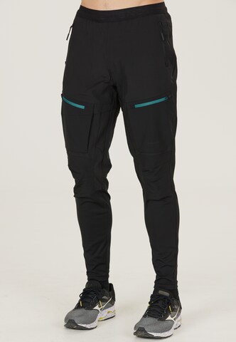 ENDURANCE Tapered Sports trousers 'Sparken' in Black: front