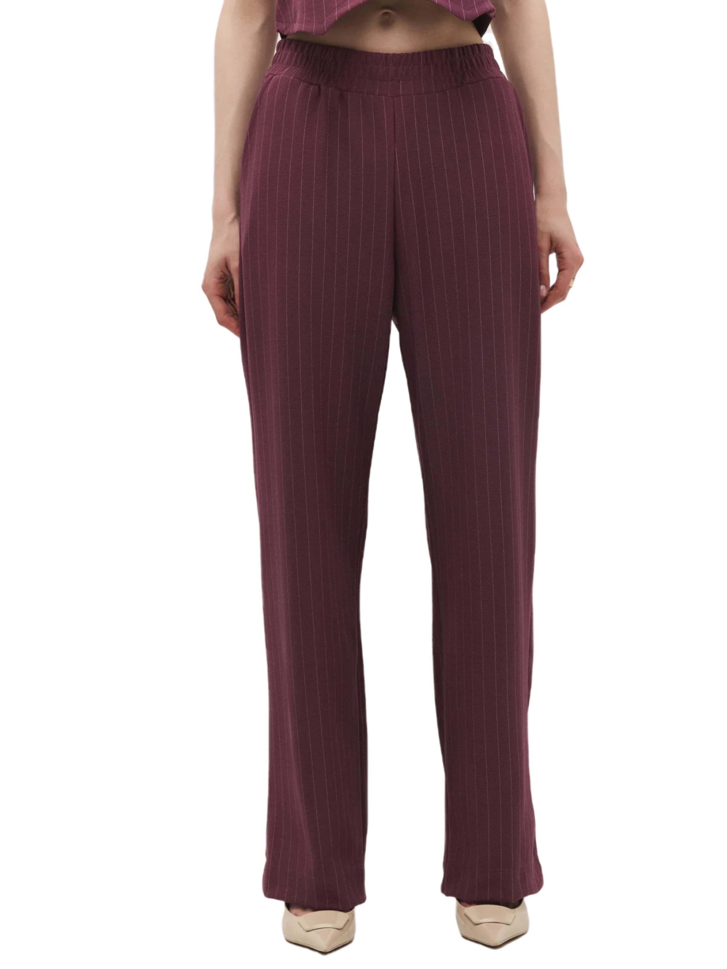 No Matter What Loosefit Broek in Lila: voorkant