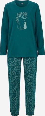 Cellbes of Sweden Pyjama in Groen: voorkant