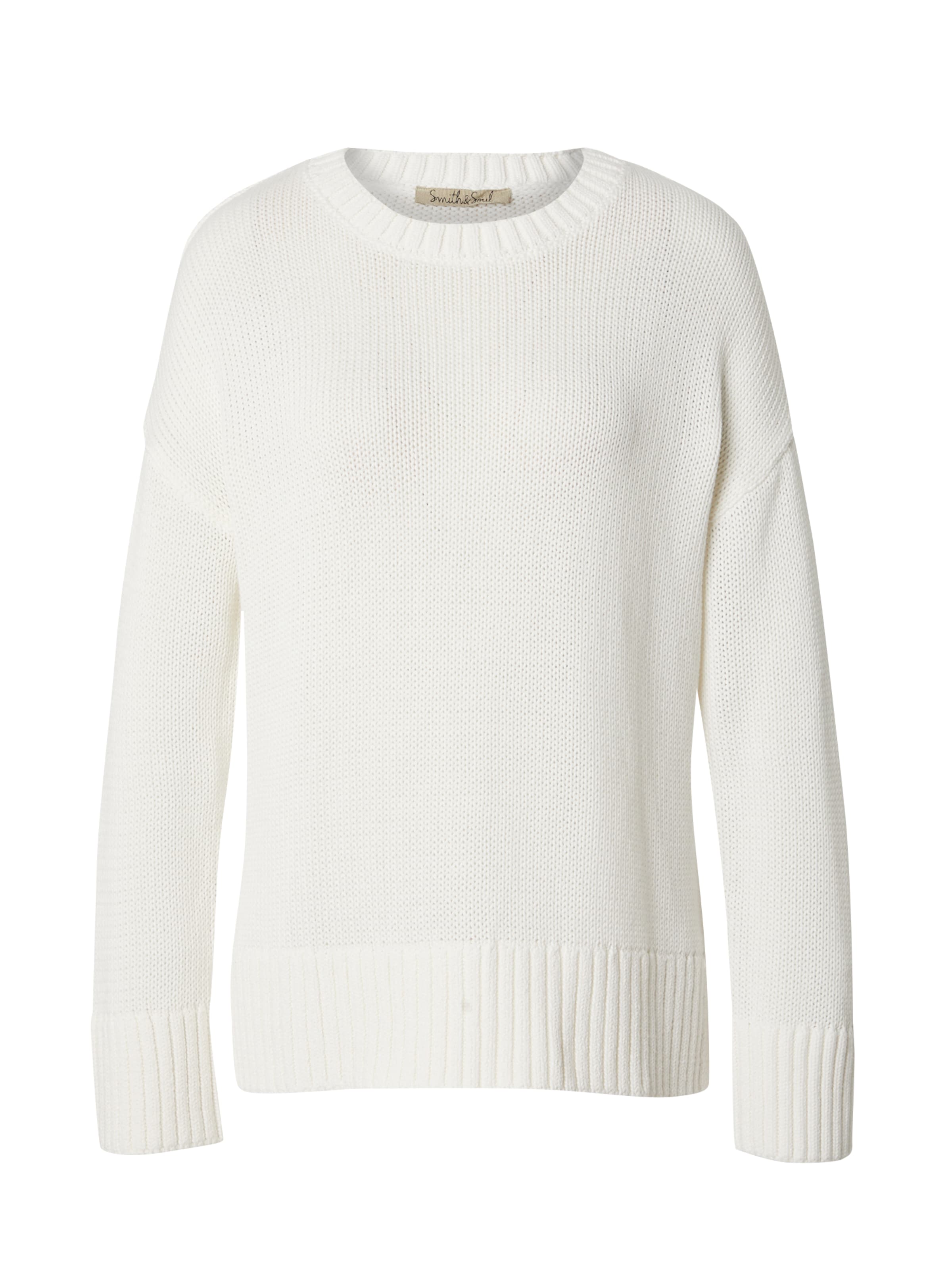 Smith&Soul Svetr – bílá: přední strana