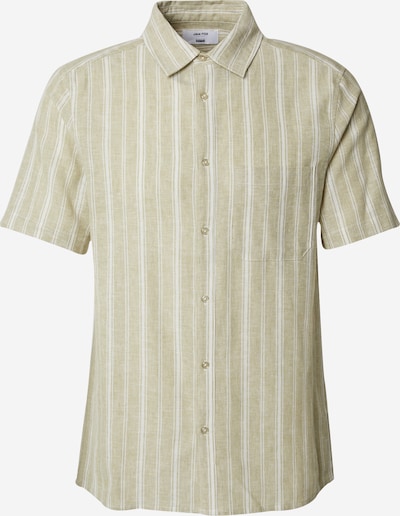 DAN FOX APPAREL Chemise 'Ole' en beige / sable / blanc, Vue avec produit