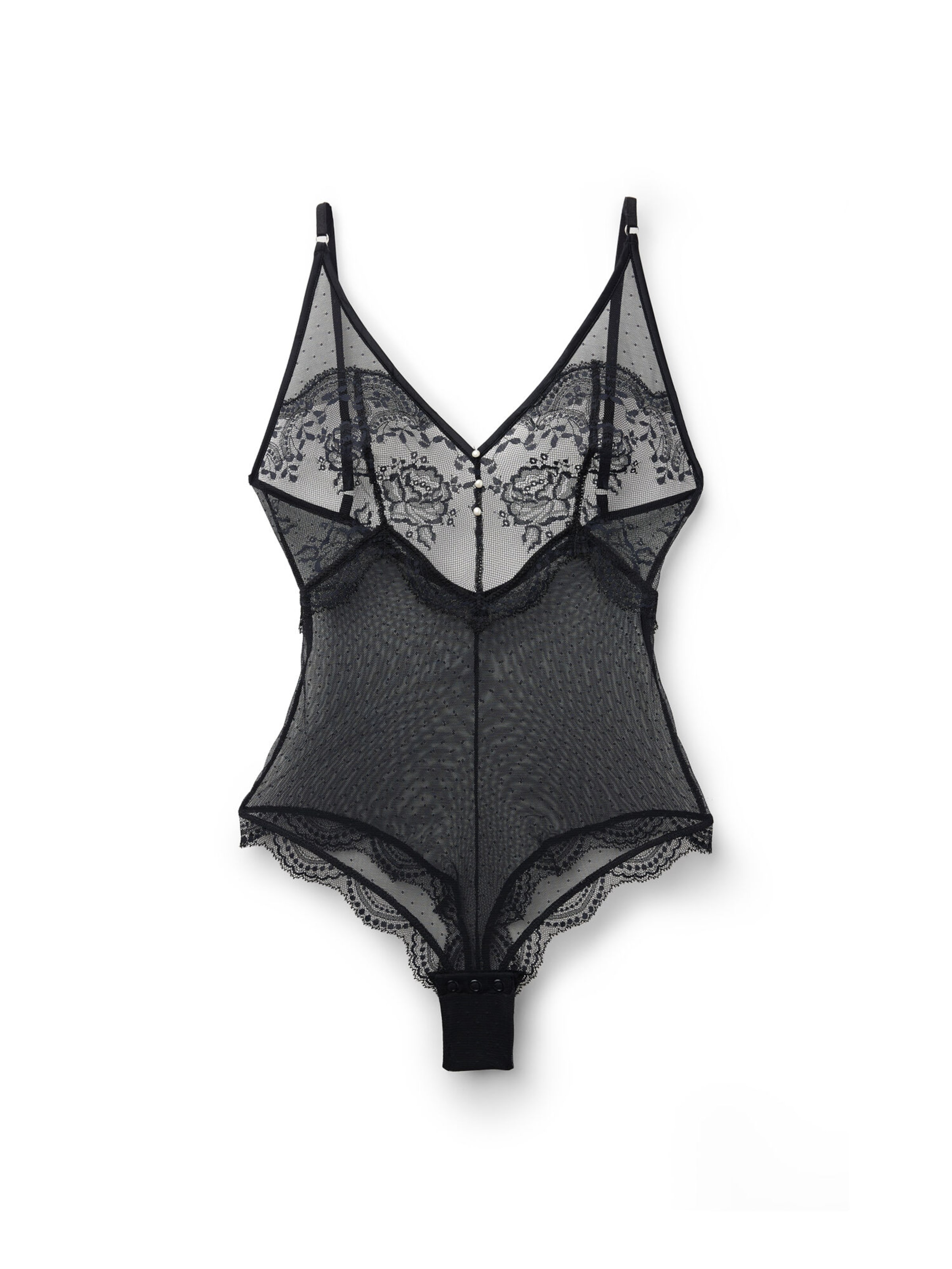 INTIMISSIMI Bodysuit in Black: front