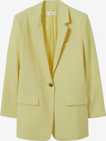 Blazer 'Paula' MANGO en jaune : devant