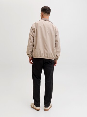 JACK & JONES Loosefit Lærredsbukser 'JPSTKane Dylan' i sort