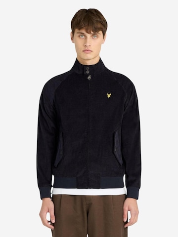 Lyle & Scott Övergångsjacka 'Corduroy Harrington JK2525V' i blå: framsida