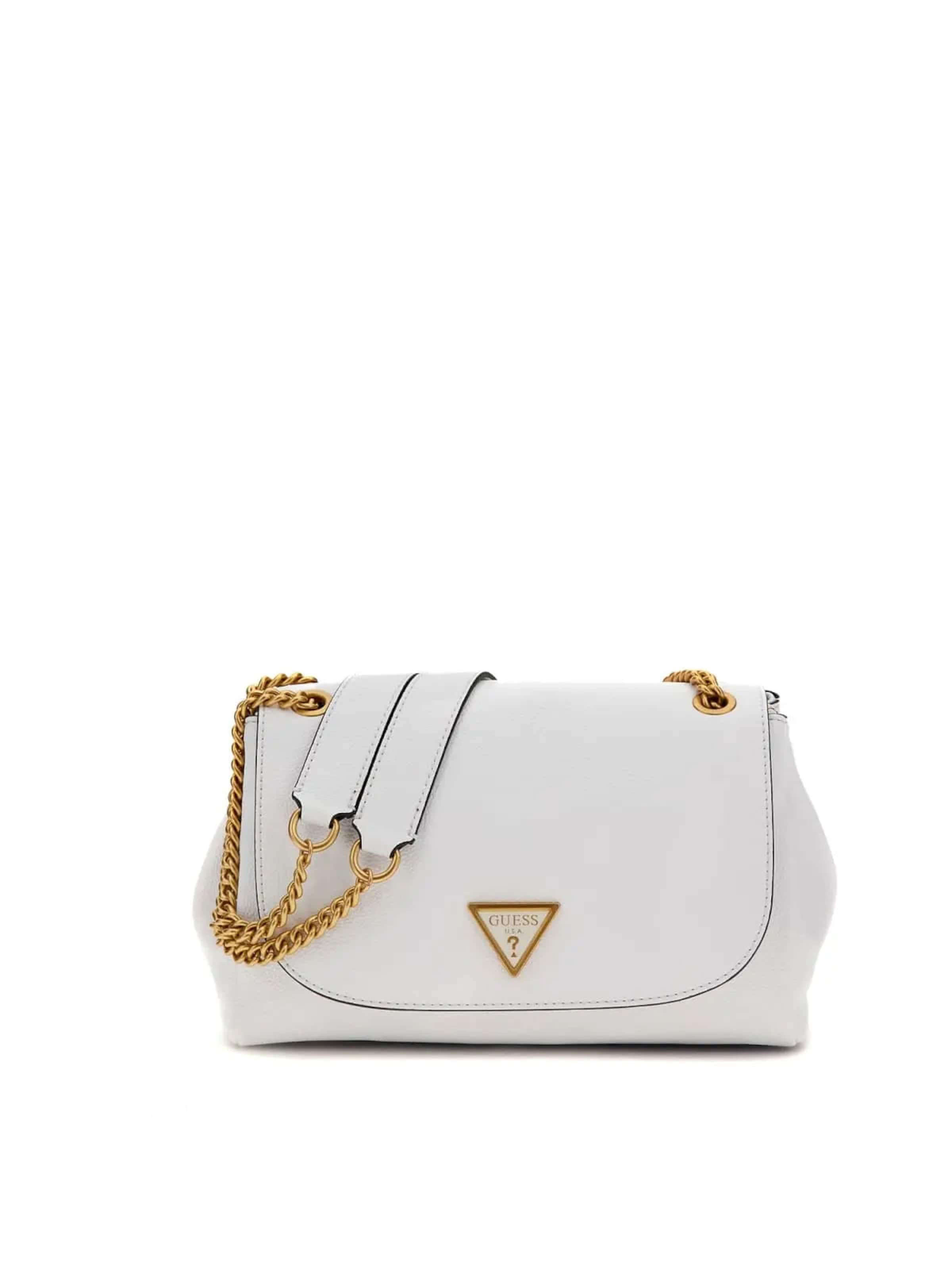 Sac à bandoulière 'Guess Sac Bandoulière James Girlfriend Sat White' GUESS en blanc : devant