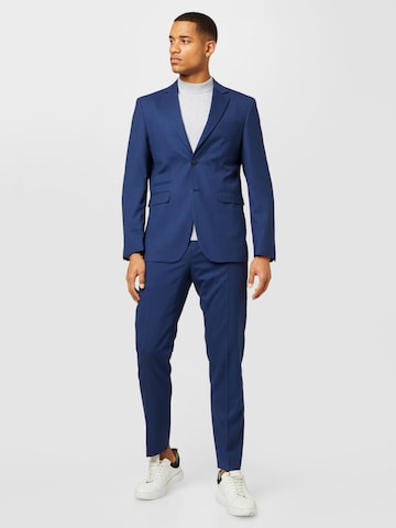 Coupe slim Costume SELECTED HOMME en bleu : devant