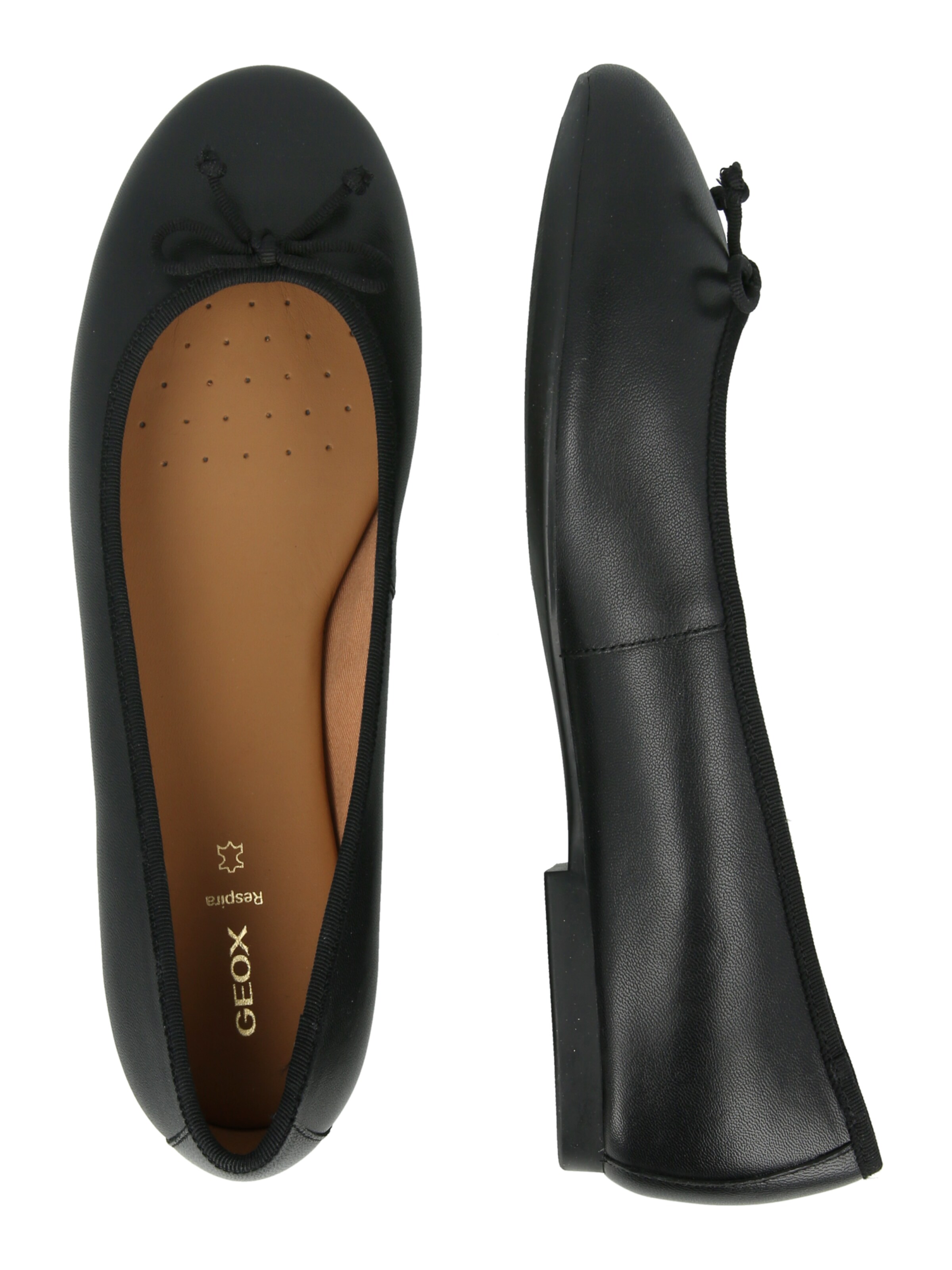 GEOX Baleriny 'Palmaria' w kolorze czarny