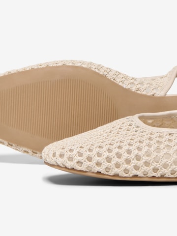 ONLY Балетки с ремешком в Бежевый