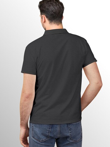 Neverless Shirt 'Cat Polygon' in Grau