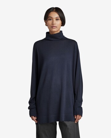 Pull-over G-Star RAW en bleu : devant