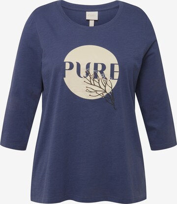 Ulla Popken Shirt in Blauw: voorkant