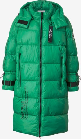 Angel of Style Winter Coat in Green: front