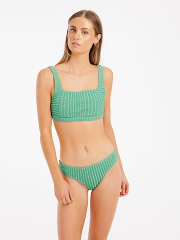 PROTEST Bustier Bikini 'PRTNancy' in Groen: voorkant