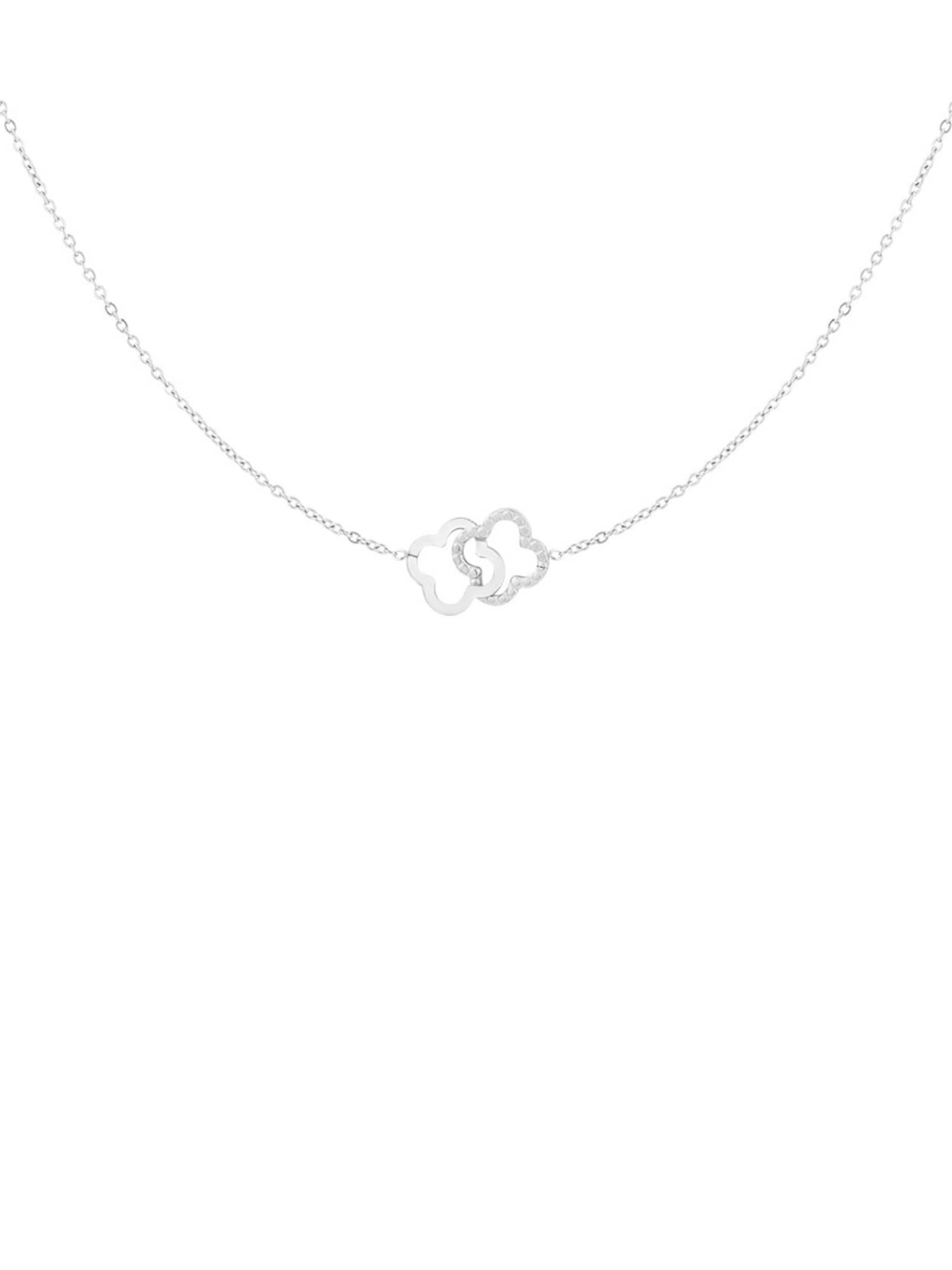 Cala Rose Necklace 'MELINE' in Silver: front