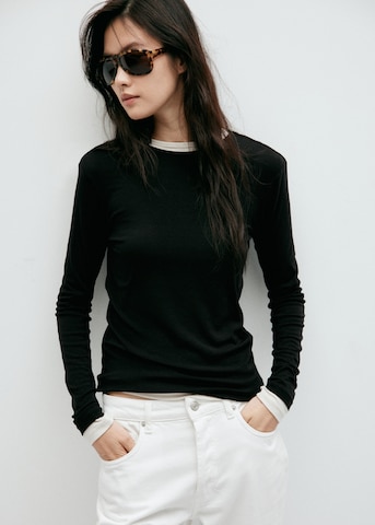 MANGO T-shirt 'SECONDCA' i svart: framsida