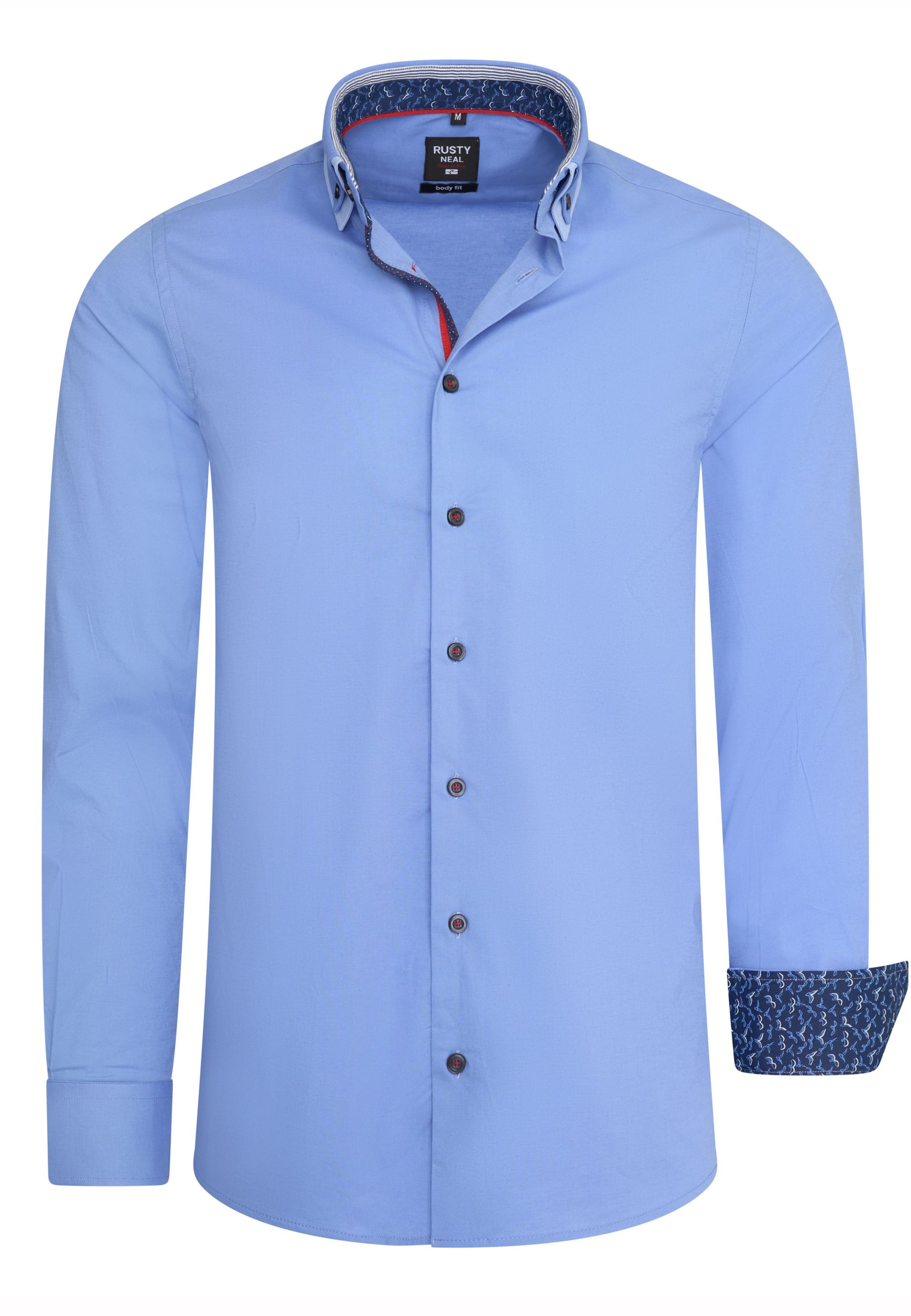 Chemise Rusty Neal en bleu : devant