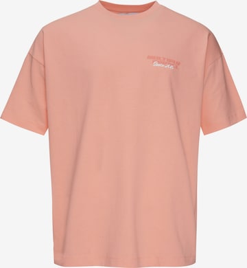 T-Shirt Multiply Apparel en orange : devant