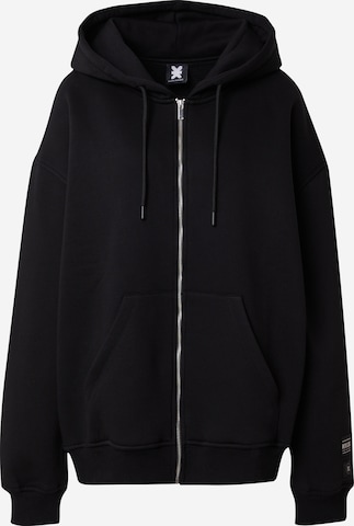 Karo Kauer Sweat jacket in Black: front