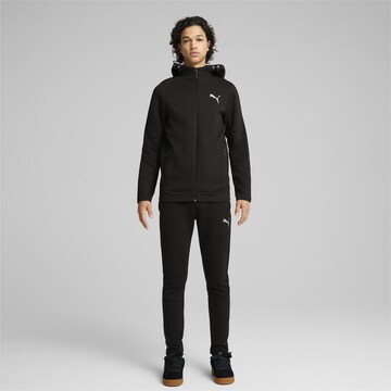 PUMA Sportsweatjacke 'Evostripe' in Schwarz